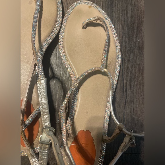 Rene Caovilla Crystal Sandals Size 41 need TLC - Picture 4 of 7